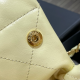 Chanel Small 22 Bag Yellow Calfskin