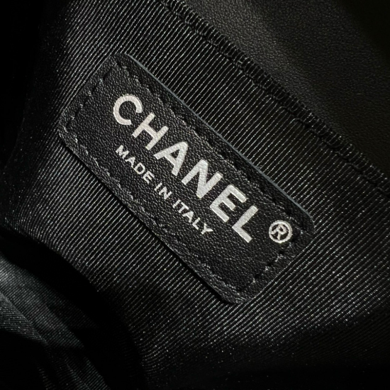 Chanel Medium Boy Bag Black Calfskin