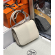 Hermès Constance Mini 18 Craie Epsom Shoulder Bag