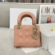 Dior Mini Lady Dior Blush Cannage Lambskin Bag