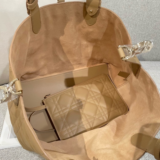 Dior Medium Toujours Tan Calfskin Bag