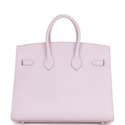 Hermès Birkin 25 Mauve Pale Epsom Handbag 