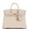 Hermès Birkin 25 Craie Togo Handbag 