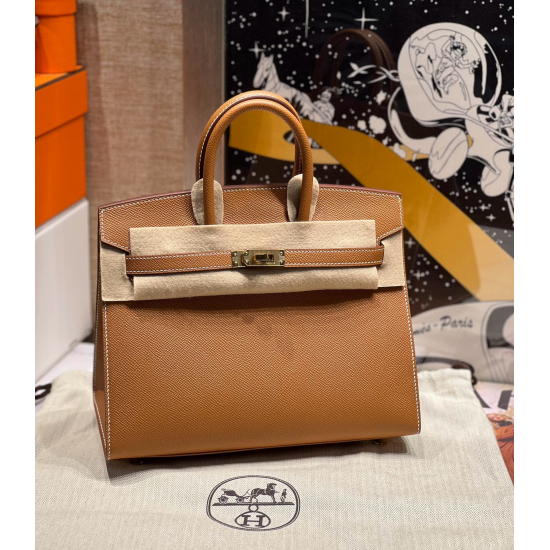 Hermès Birkin 25 Gold Epsom Handbag 