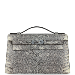 Hermès Kelly Pochette Ombre Lizard Handbags