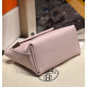 Hermès Mini 24/24 Mauve Pale and Craie Evercolor  Handbags