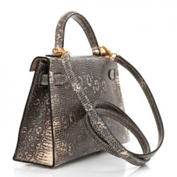 Hermès Mini Kelly II Ombre Lizard Handbags