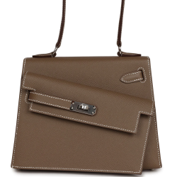 Hermès Kelly II Sellier En Desordre Etoupe Epsom Handbags