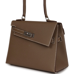 Hermès Kelly II Sellier En Desordre Etoupe Epsom Handbags