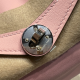 Hermès Mini Lindy Rose Sakura Swift Shoulder Bag